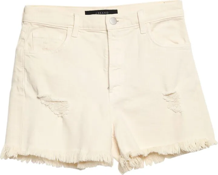 Denim Shorts Ivory