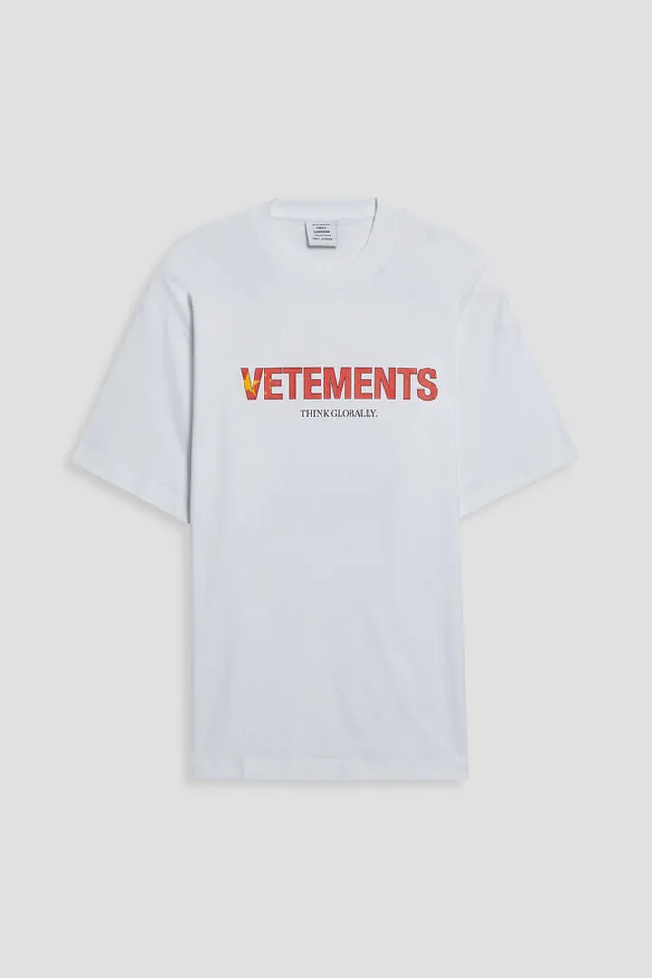 China printed cotton-jersey T-shirt