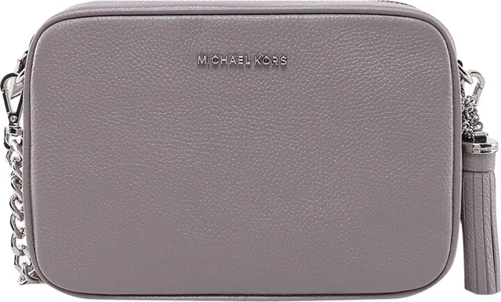 Leather shoulder bag