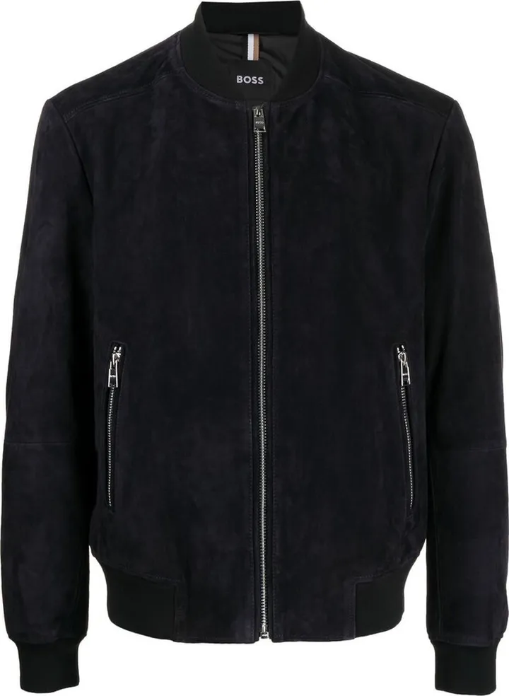 Suede Bomber Jacket