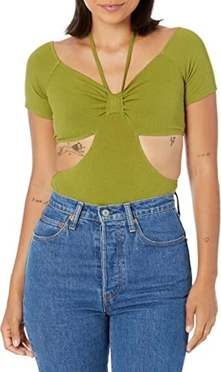 ASTR the label womens Astr Women's Monterey Bodysuit Blouse