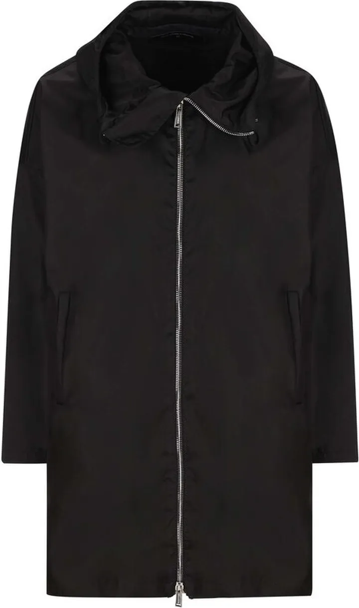 Dsquared2 X Ibrahimović Zipped Long-Sleeved Hooded Coat