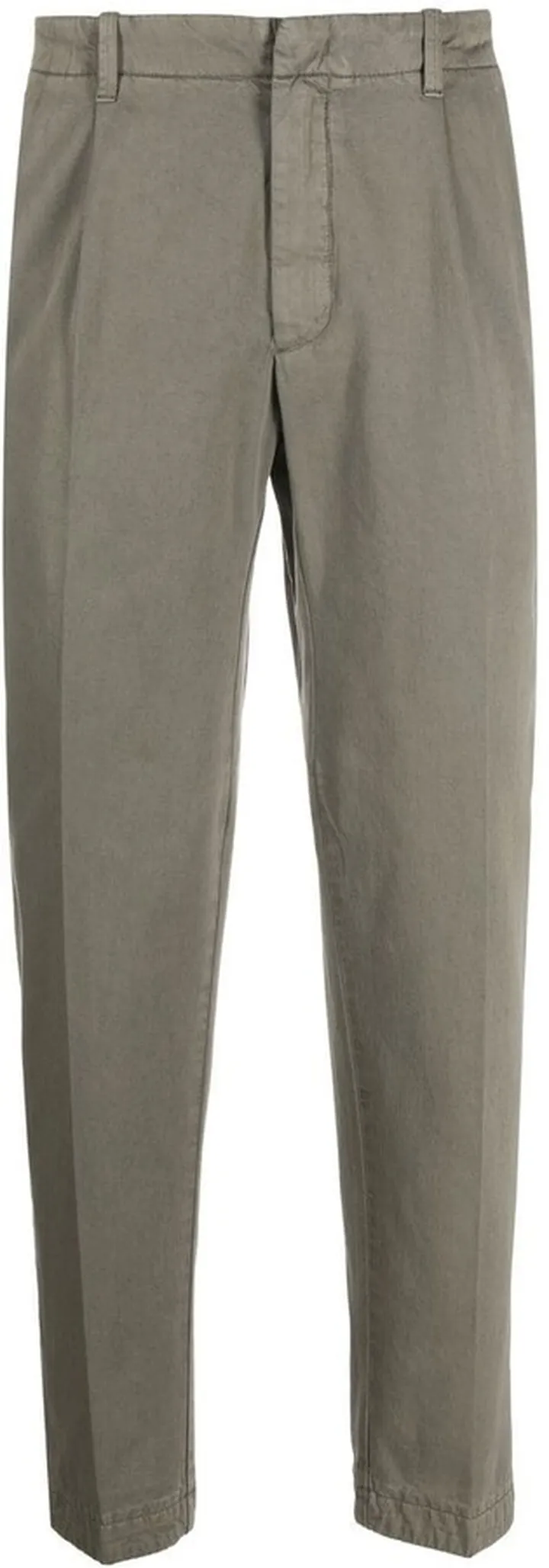 Straight-Leg Cut Chino Trousers