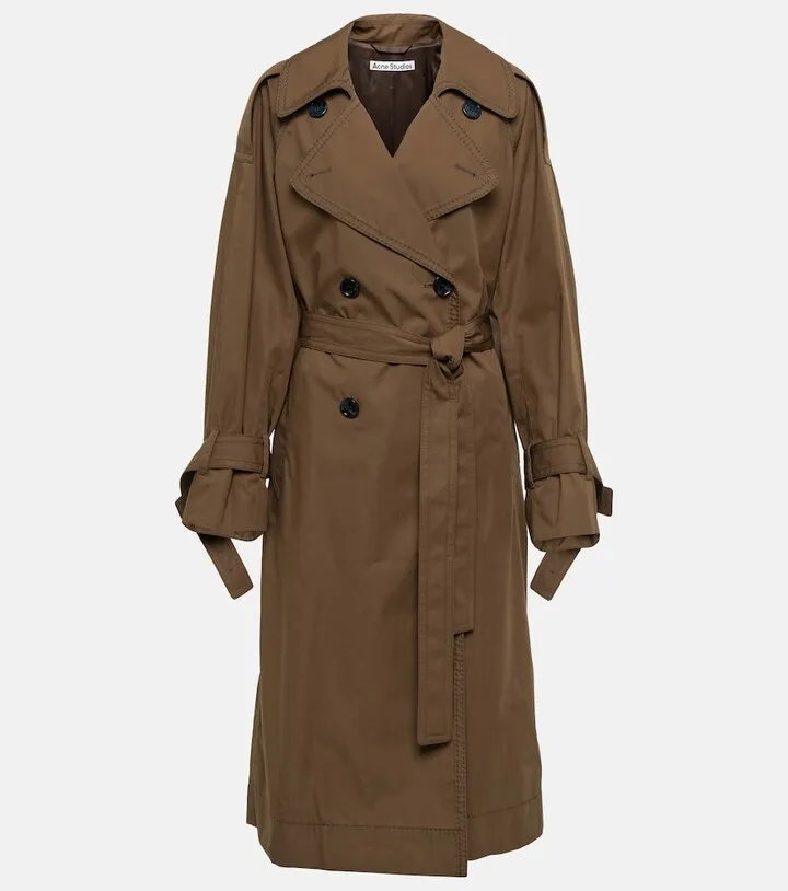Cotton trench coat