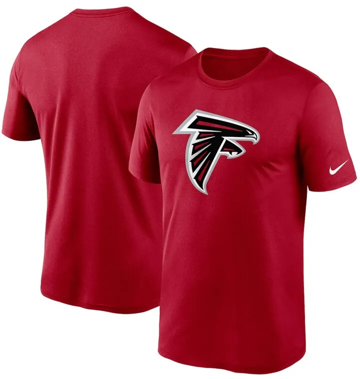 Men's Red Atlanta Falcons Logo Essential Legend Performance T-shirt
