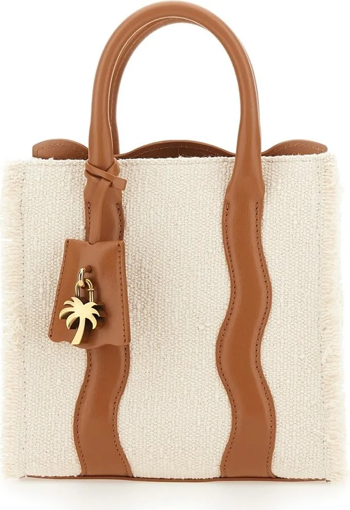 Palm Angels Palm Plaque Small Tote Bag