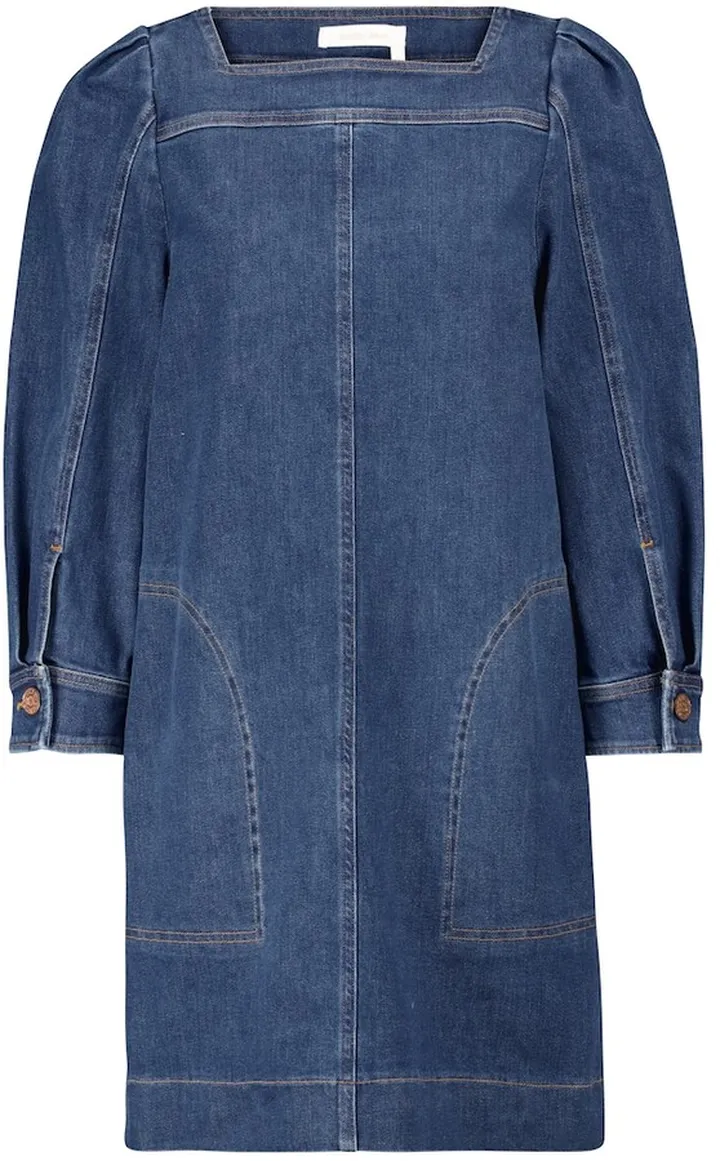 Denim mini dress
