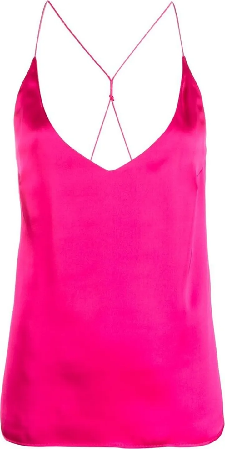 Spaghetti-Strap Satin Camisole