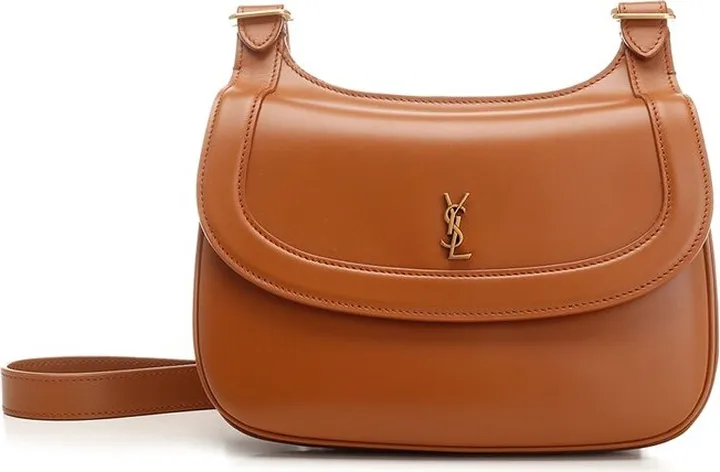 Saint Laurent Charlie Logo Plaque Medium Shoulder Bag
