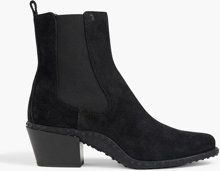Suede ankle boots