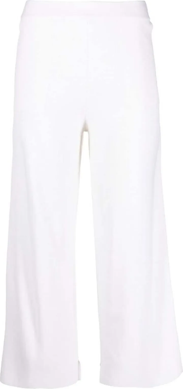 Wide-Leg Cropped Trousers