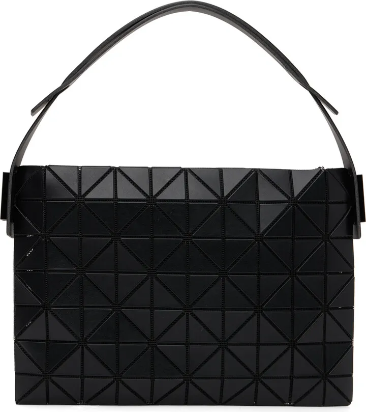 Bao Bao Issey Miyake Black Baguette Matte Shoulder Bag