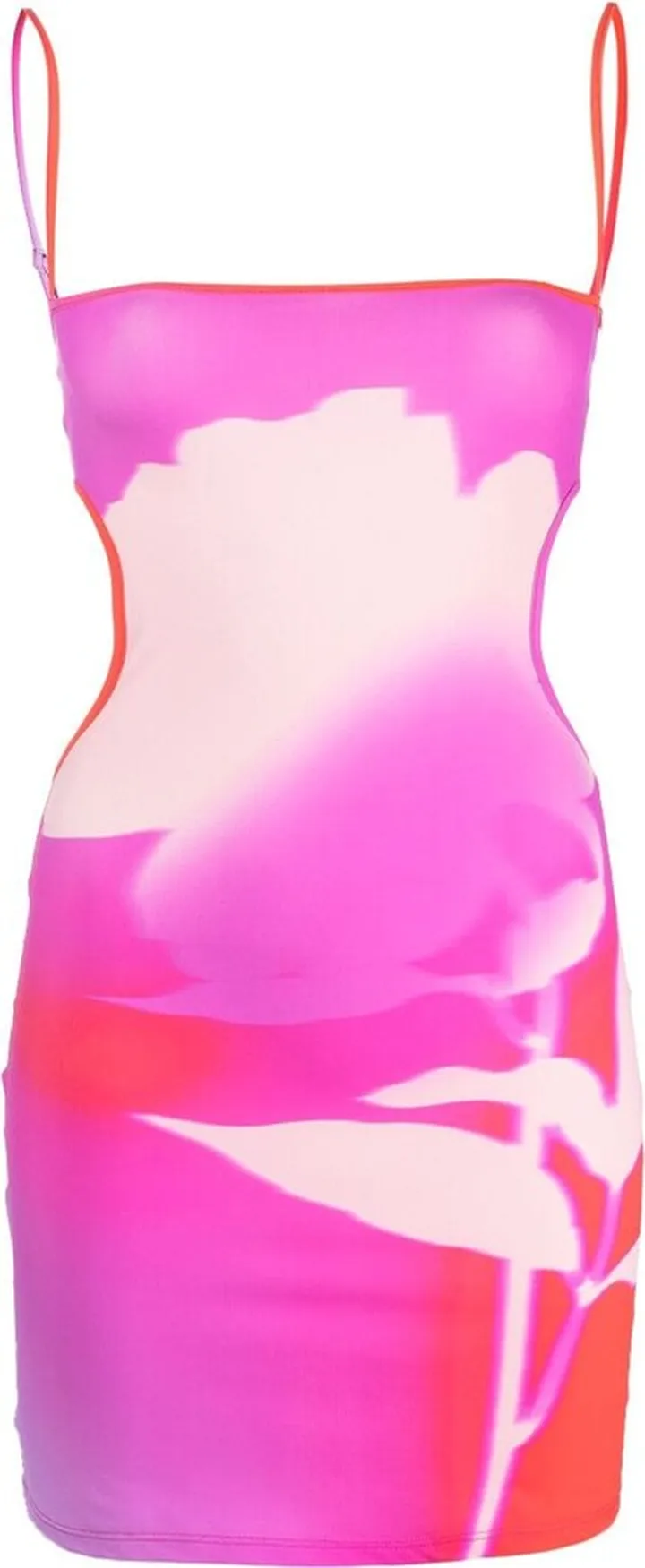 Graphic-Print Mini Dress