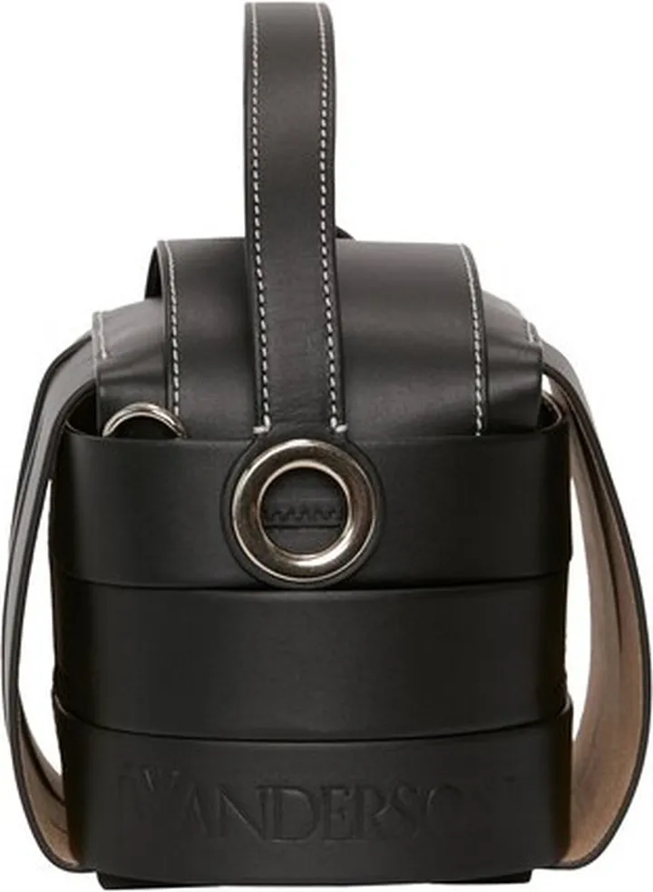 Knot Bag - Leather Top Handle Bag With Crossbody Strap