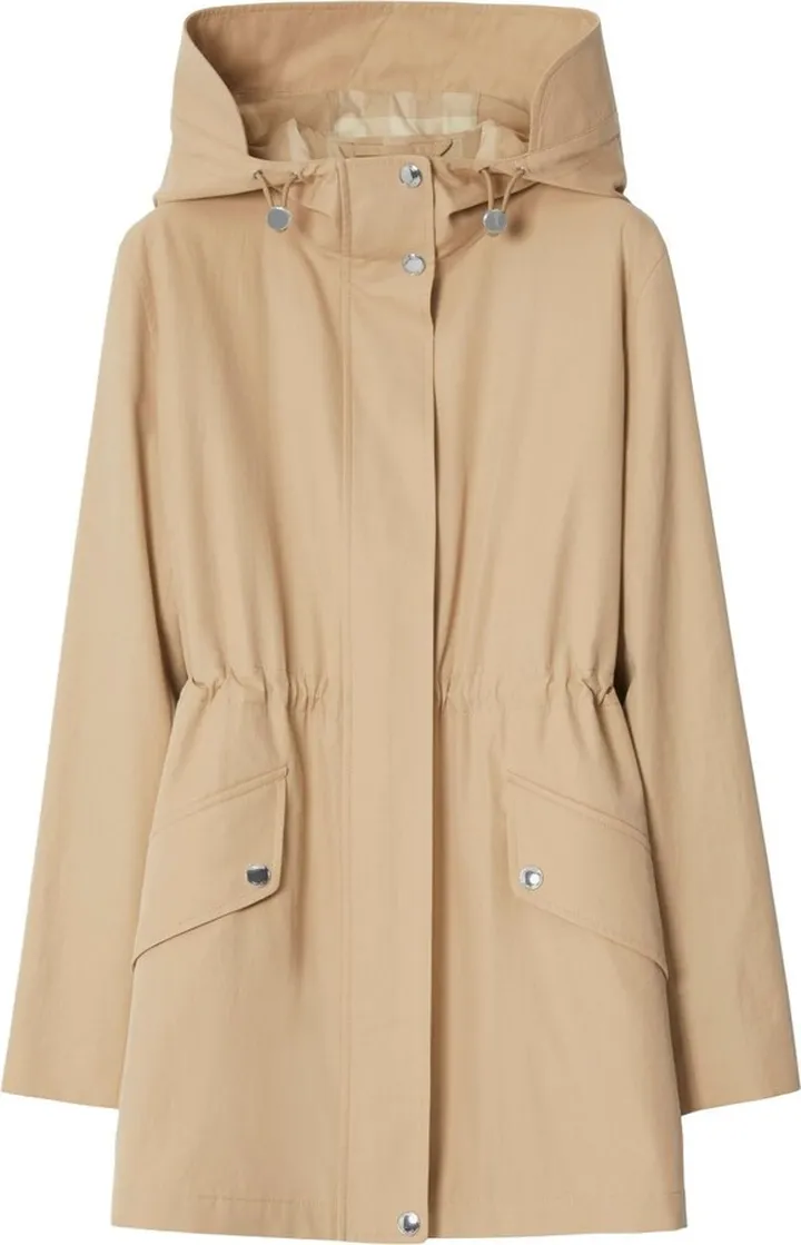 Hooded Cotton Raincoat