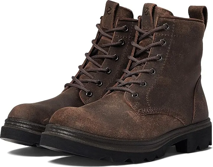 ECCO Grainer Waterproof Lace Boot (Coffee) Women's Shoes