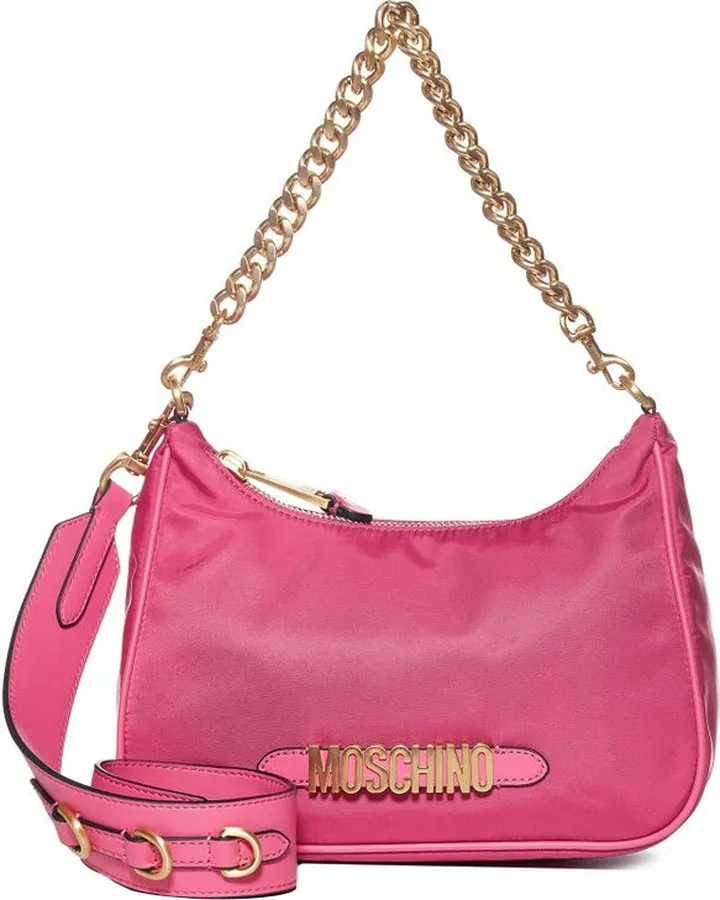 Moschino Logo Lettering Hobo Bag