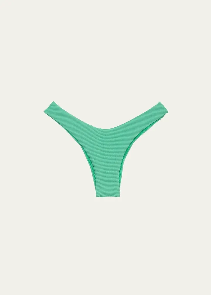 Giulia Ribbed Brazilian Bikini Bottoms