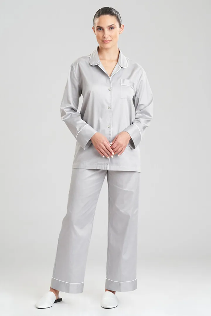 Cotton Sateen Notch PJ