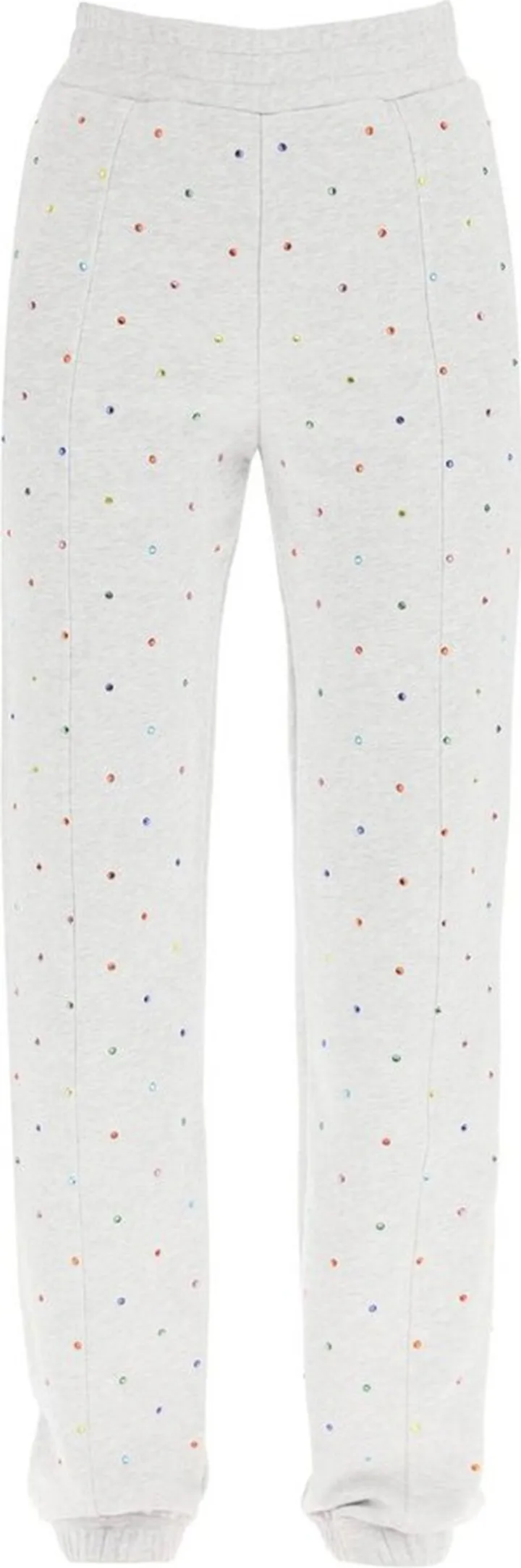 MSGM Stud-Embellished Elasticated Waistband Joggers