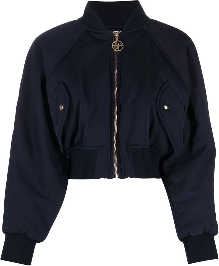 Cropped Bomber Jacket