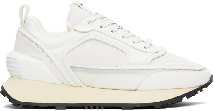 Balmain White Racer Sneakers