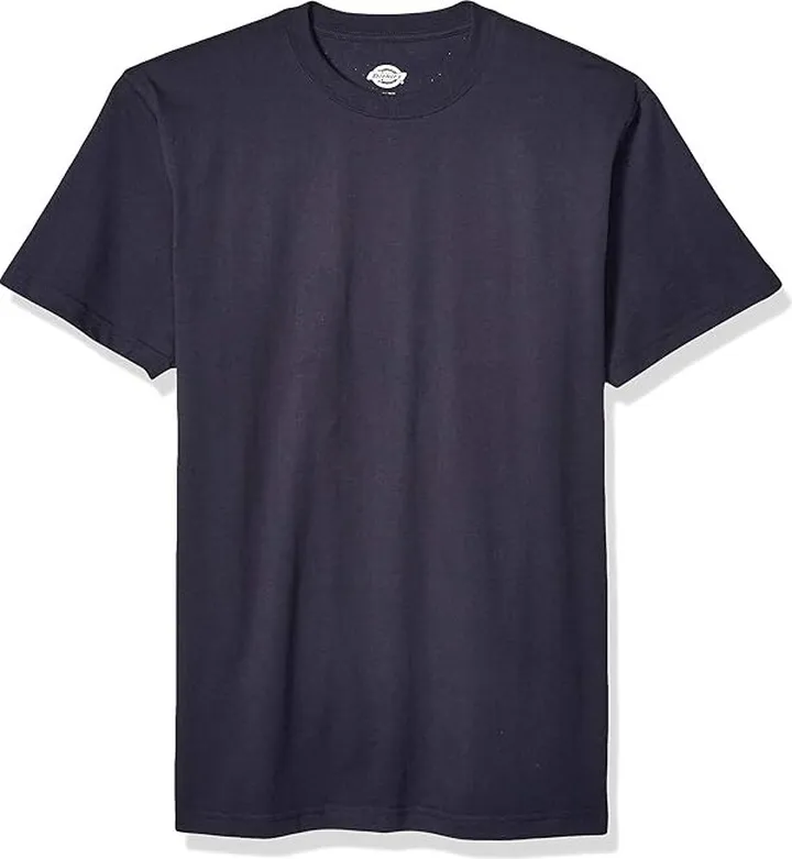 Dickies Men's Short Sleeve Heavweight Crew Neck Big-Tall (Dark Navy) Men's T Shirt