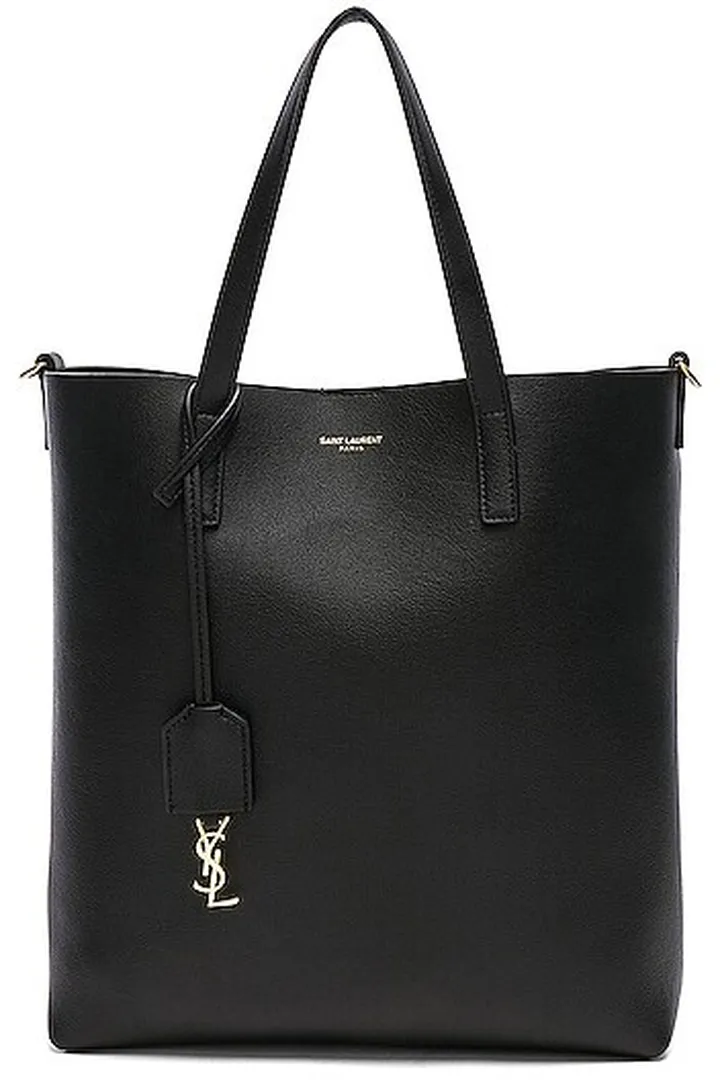 Saint Laurent Toy North South Tote Bag in Black