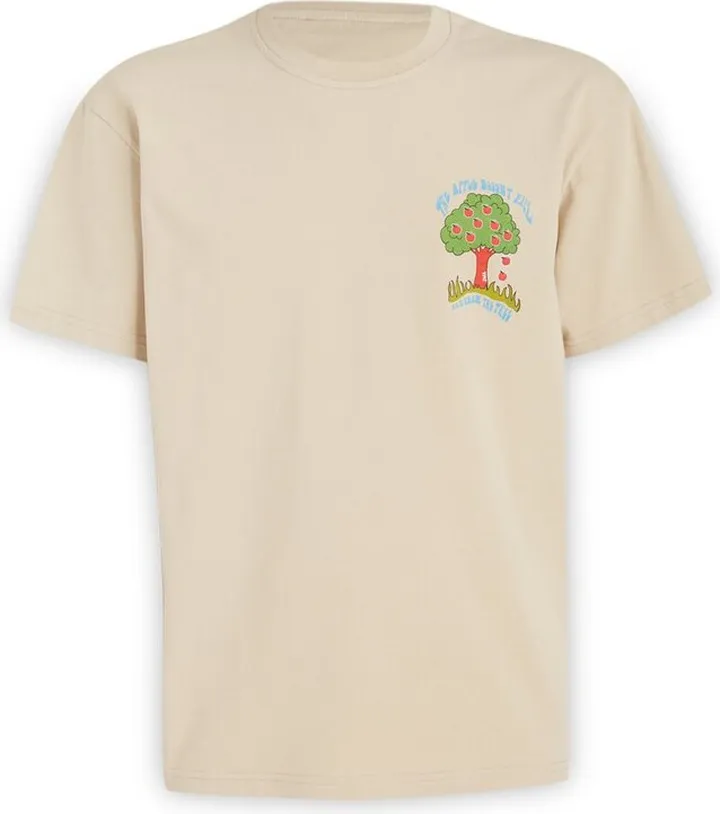 JW Anderson Apple Tree Logo Printed Crewneck T-Shirt