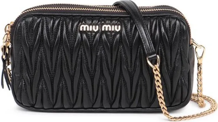 Miu Miu Matelassè Shoulder Bag