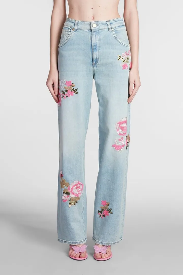 Jeans In Blue Denim