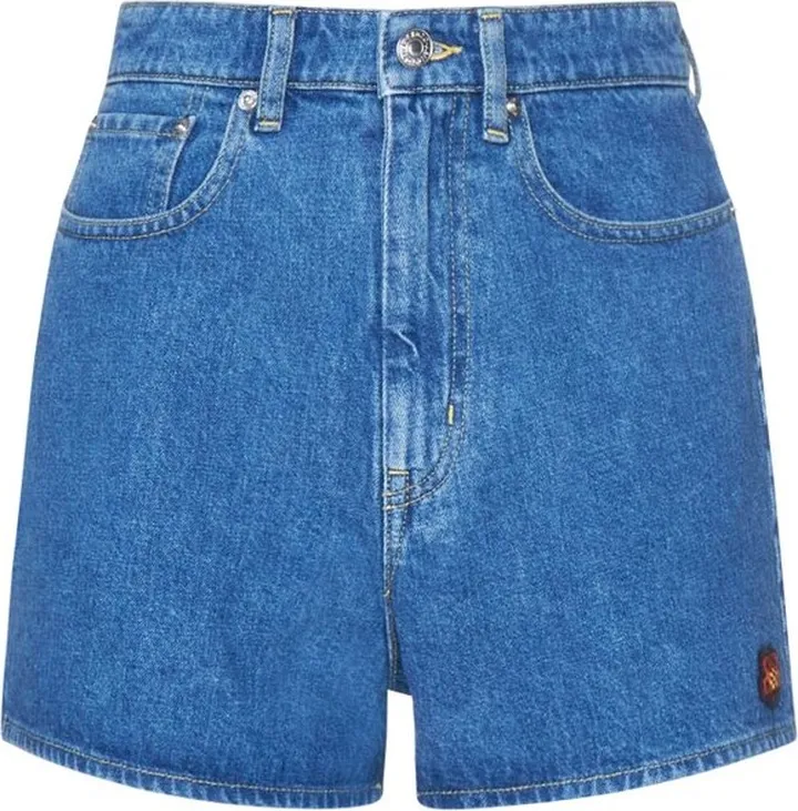 Kenzo Himawari Denim Shorts