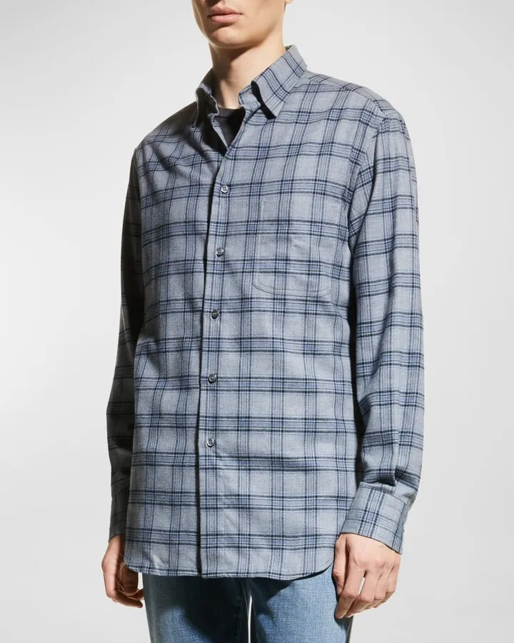 Men's Plaid Sport Shirt