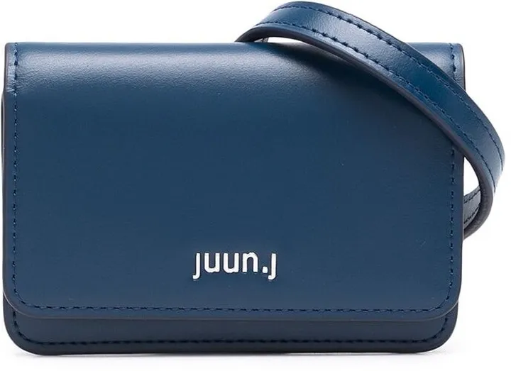 Logo-Lettering Leather Belt Bag