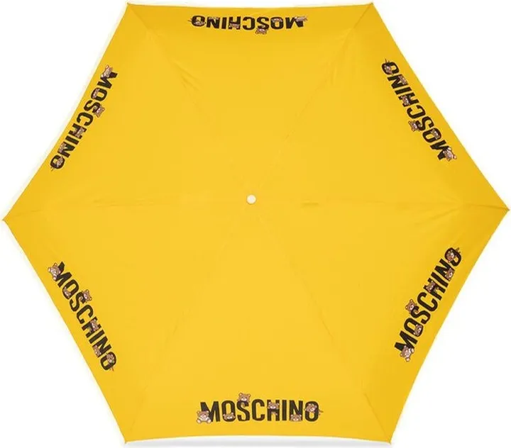 Moschino Logo Printed Folded Umbrella