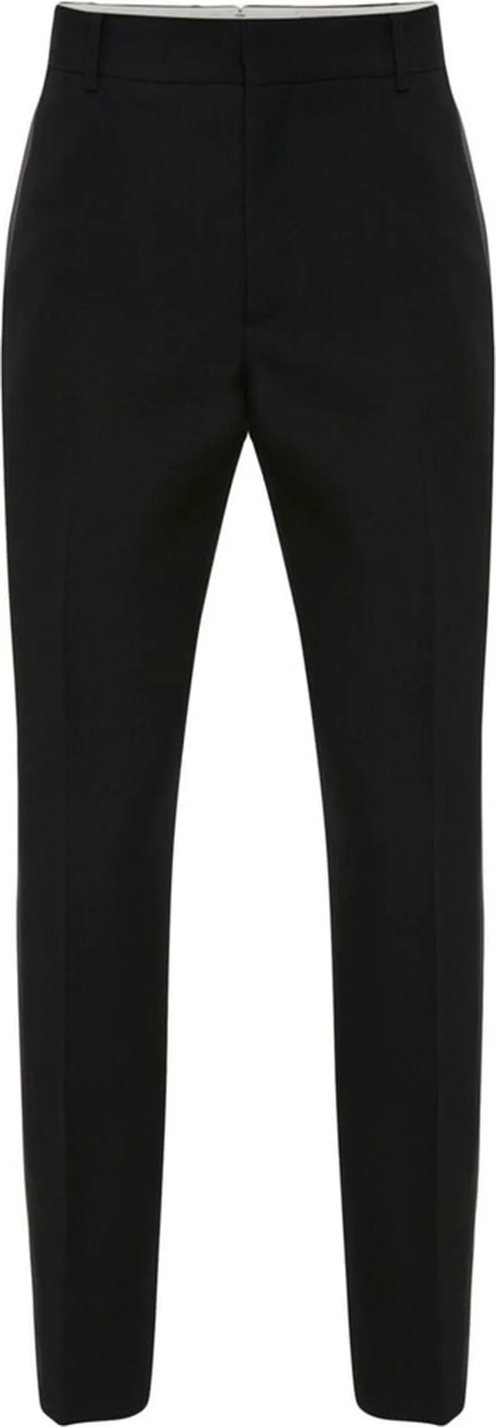 Slim-Cut Woollen Trousers