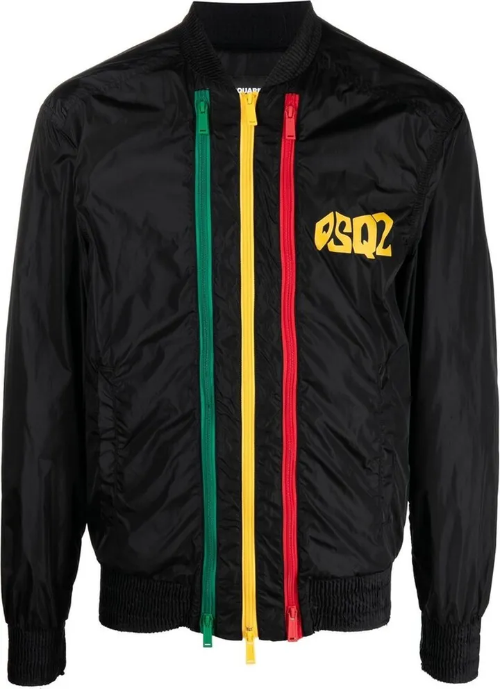 Logo-Print Bomber Jacket