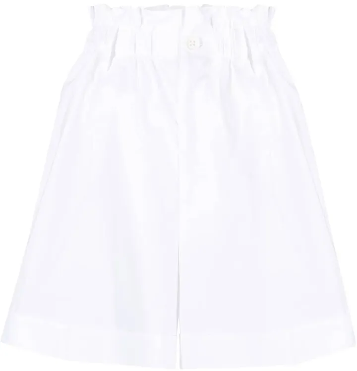 Paperbag-Waist Mini Shorts