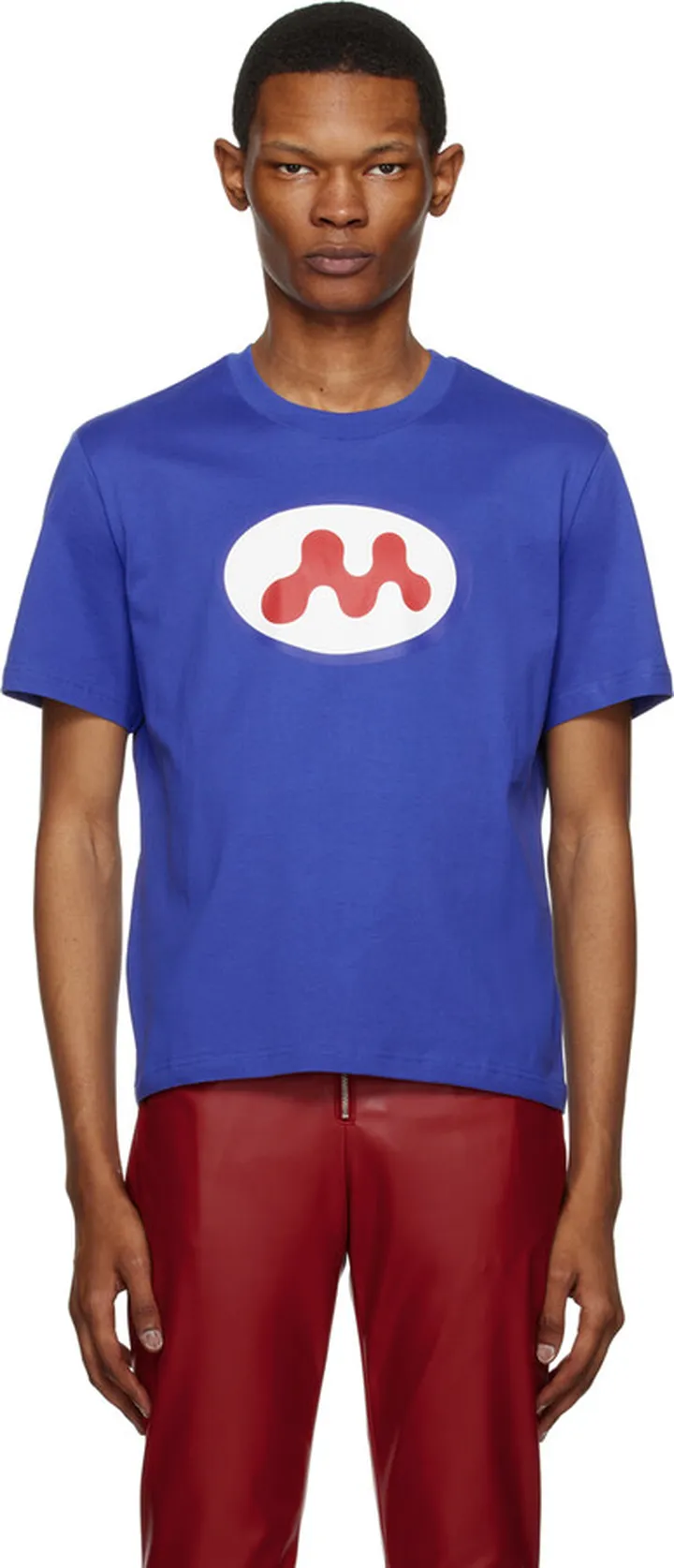 Mowalola Blue Walkman T-Shirt
