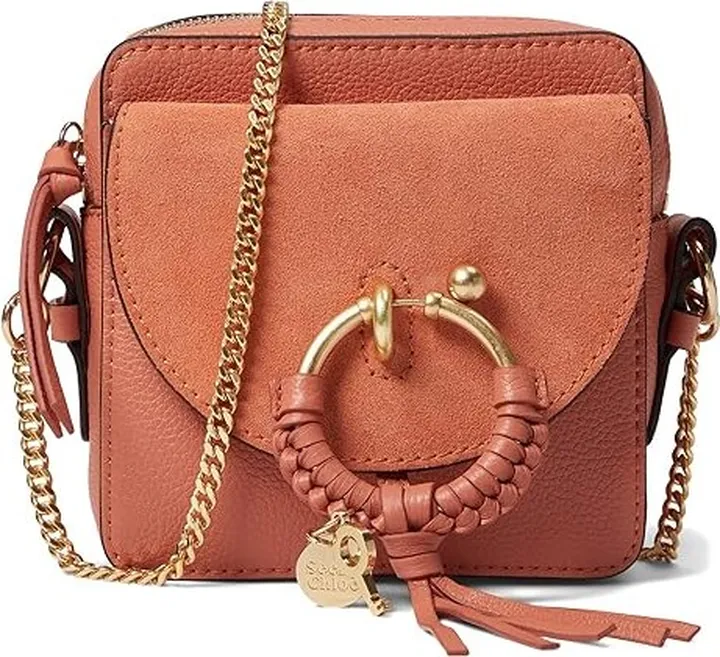 See by Chloe Joan Mini Camera Bag (Tan Apricot) Shoulder Handbags