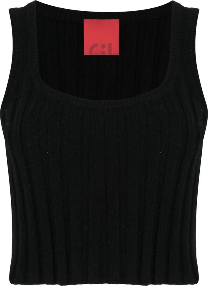 Orla cashmere cropped top