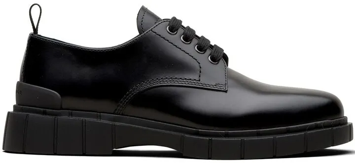 Block lace-up shoes