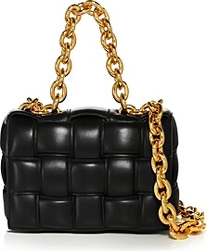 Bottega Veneta Cassette Woven Quilted Leather Crossbody