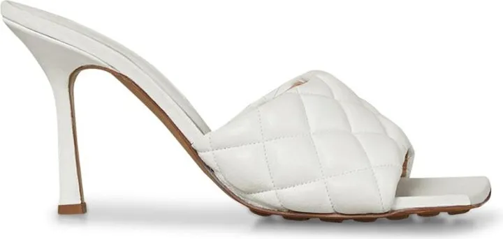 Bottega Veneta Leather Padded Mules 90