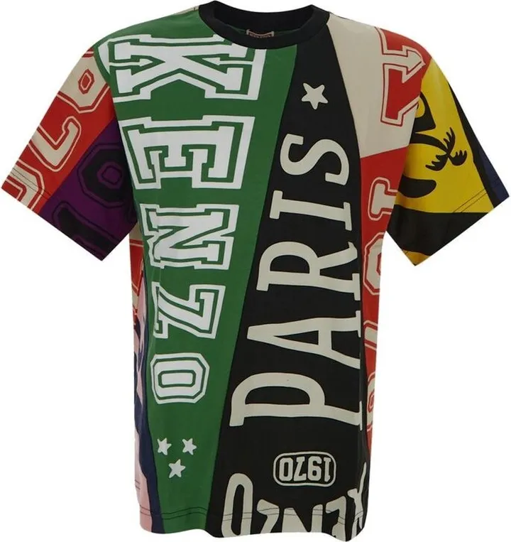 Kenzo Logo Printed Crewneck T-Shirt