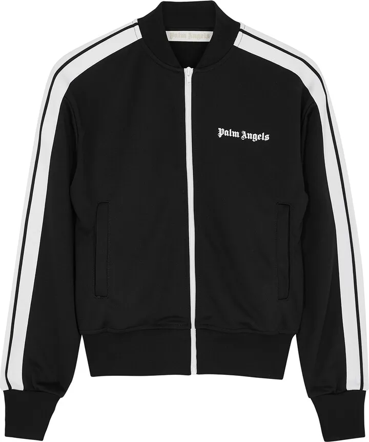 Palm Angels Logo Jersey Bomber Jacket