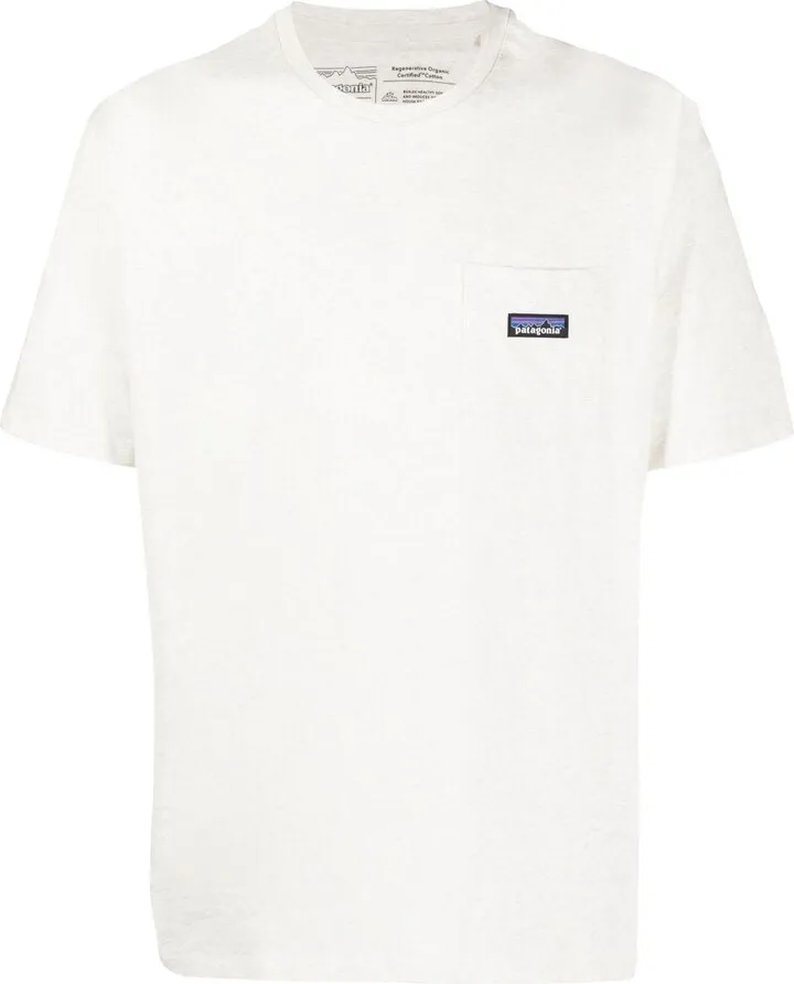 logo-patch cotton T-shirt