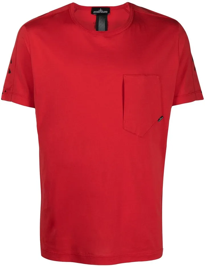 rear-print T-shirt