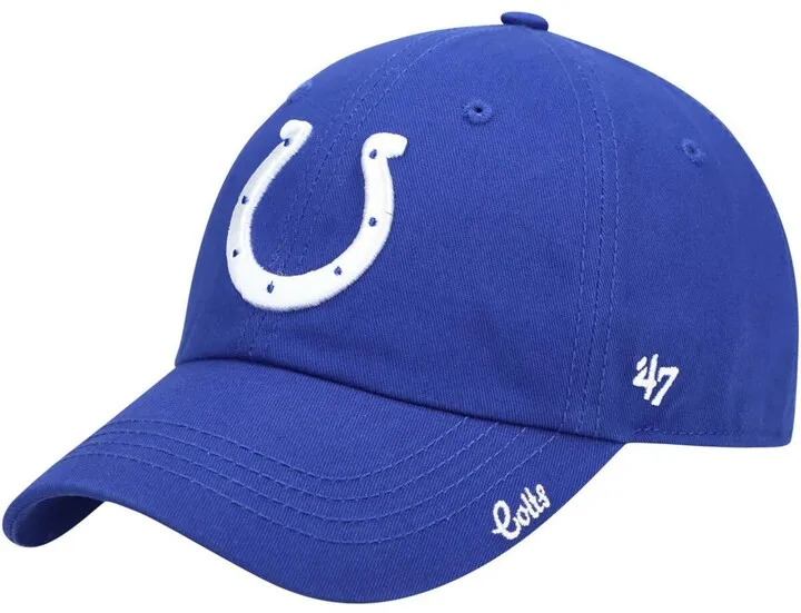 Women's Royal Indianapolis Colts Miata Clean Up Primary Adjustable Hat