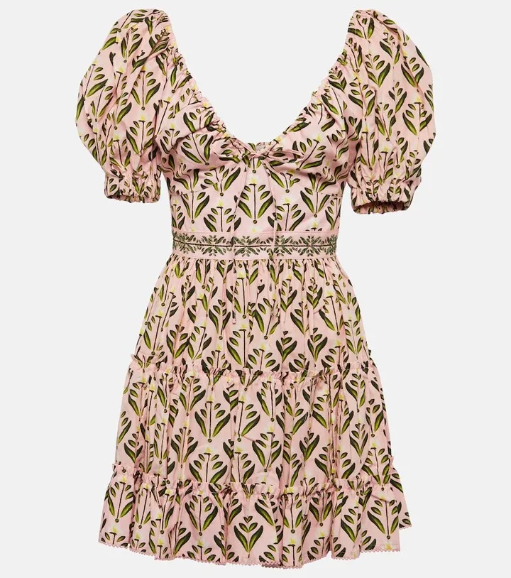 Manzanilla Margarita cotton poplin minidress